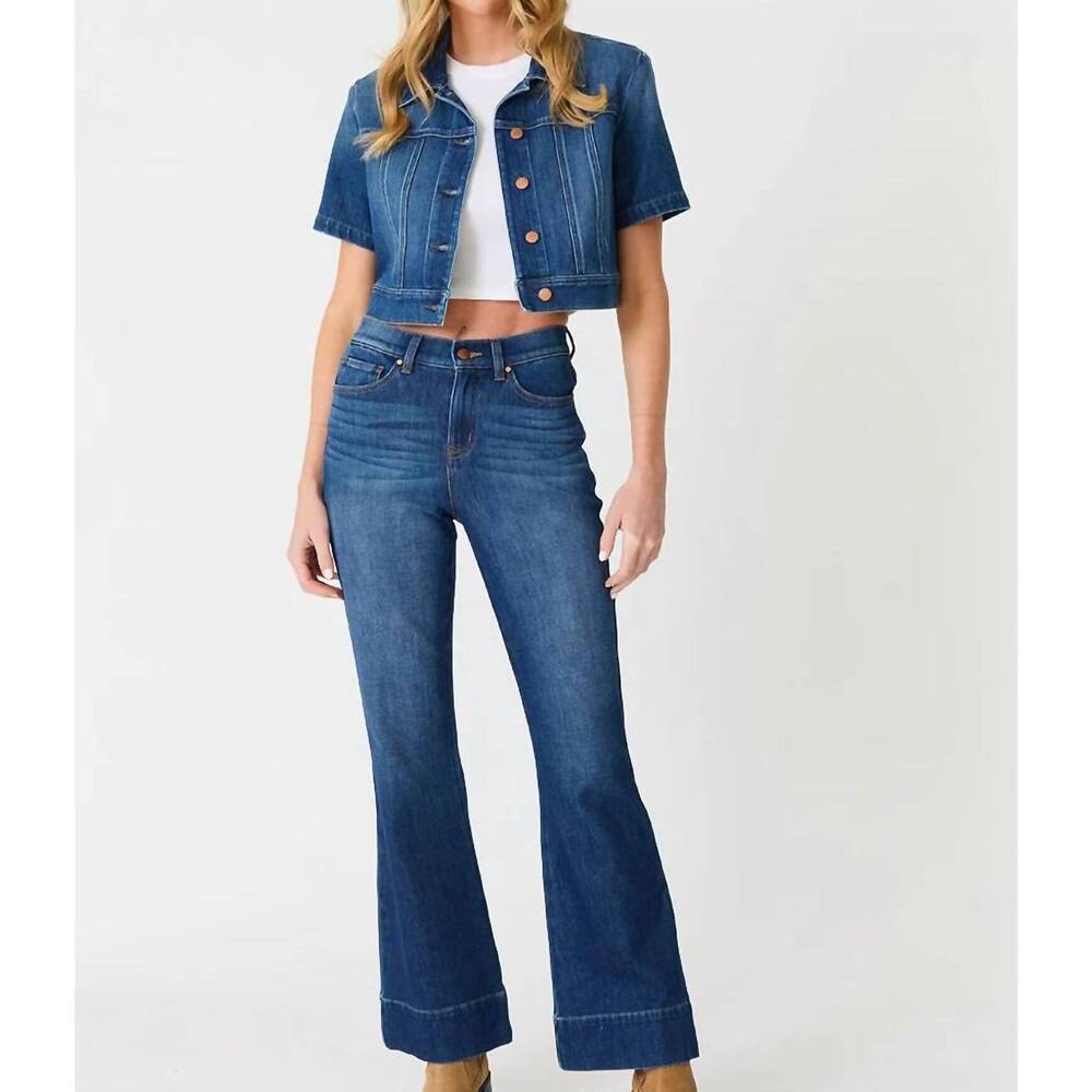 NEW LEVEL99 claudia flare jeans in blue mood